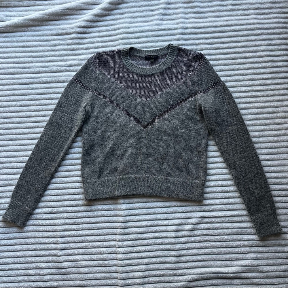 Rag & Bone Grey Mohair Sweater - Picture 4 of 10